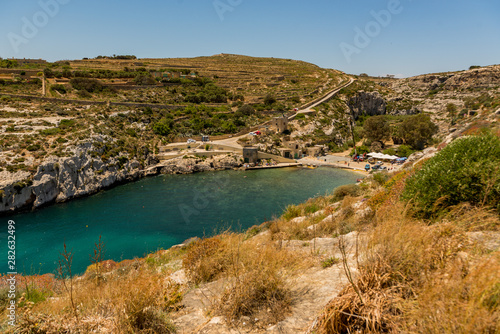 Mgarr ix-Xini bay on Gozo island, Malta