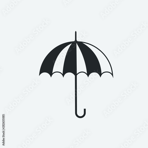umbrella icon illustration design grey background