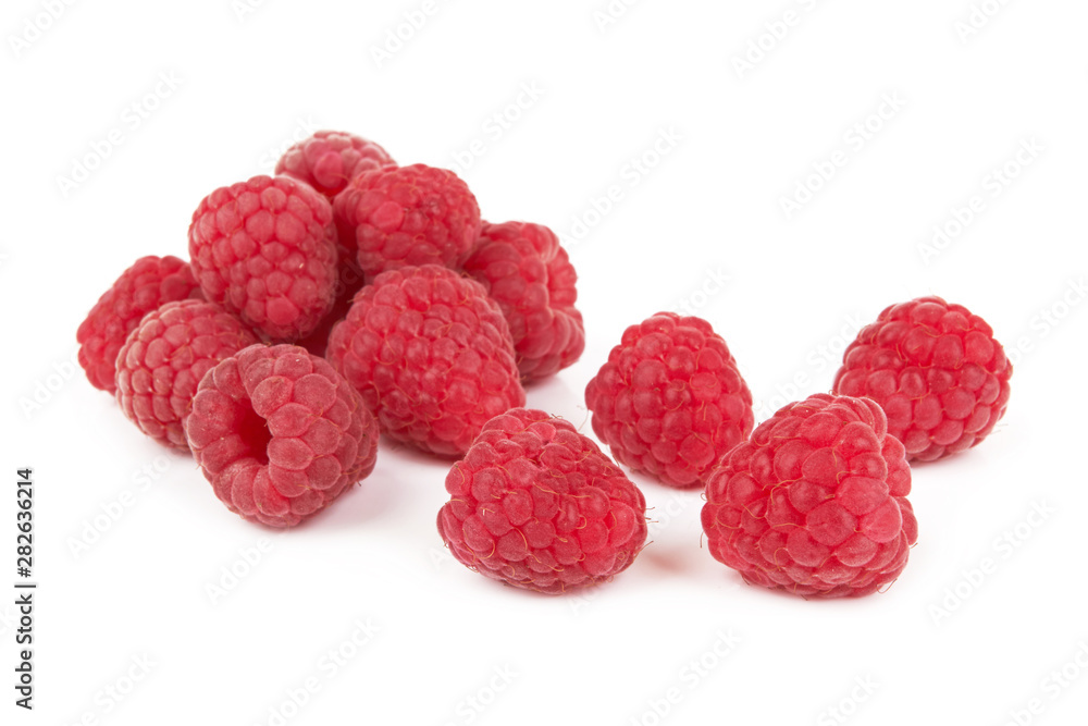 Raspberry on white Raspberry on white