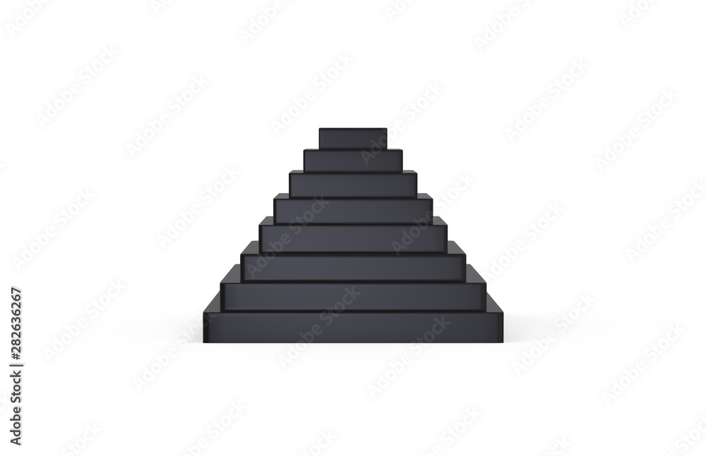 Pyramid Stairs Of success on isolated white background, ready for your info graphic presentation, pyramid stairs going upward direction, 3d illustration Pyramid Stairs Of success on isolated white background, ready for your info graphic presentation, pyramid stairs going upward direction, 3d illustration