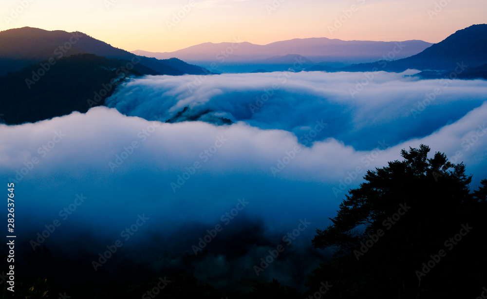 cloud fall in sunrise time cloud fall in sunrise time
