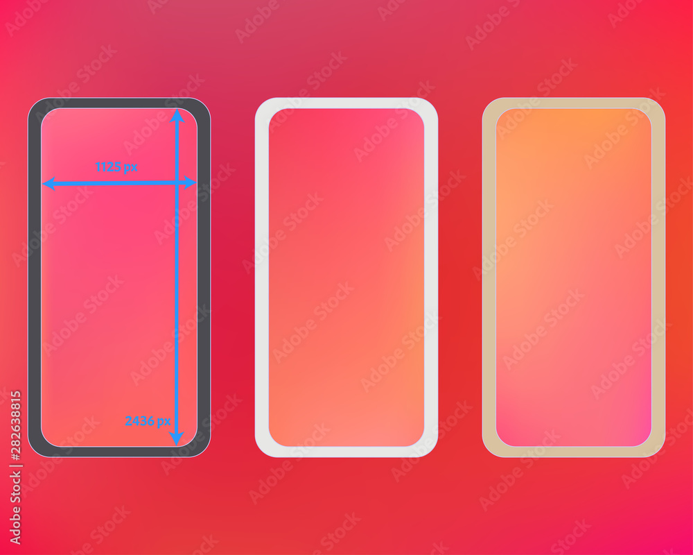 Mesh, multicolor phone backgrounds kit. Mesh, multicolor phone backgrounds kit.