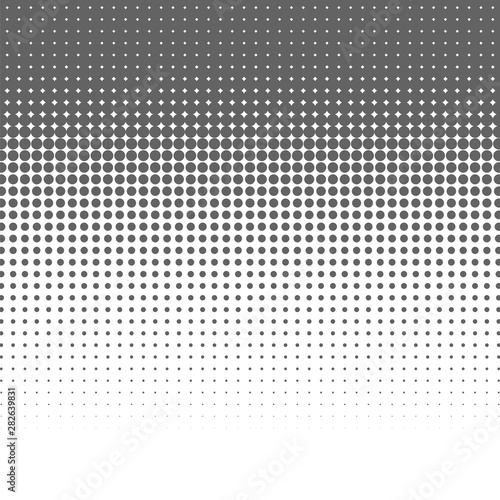 Halftone Pattern. Set of Dots. Dotted Texture on White Background. Overlay Grunge Template. Distress Linear Design. Fade Monochrome Points. Pop Art Backdrop.