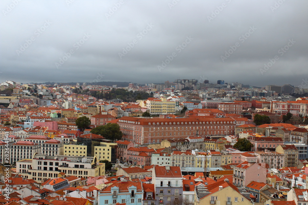 Cityview in Lisbon, Portugal