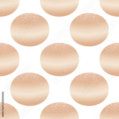 Jelly doughnut seamless pattern