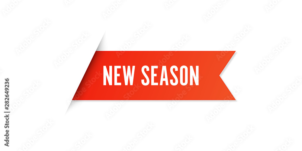 Red New Season Sale Label Vector Set Isolated stock illustration Red New Season Sale Label Vector Set Isolated stock illustration