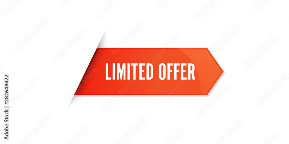 Red Limited Offer Sale Label Vector Set Isolated stock illustration Red Limited Offer Sale Label Vector Set Isolated stock illustration