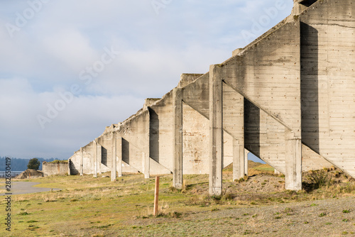 Cement Structures around Chambers Bay Golf Course photo