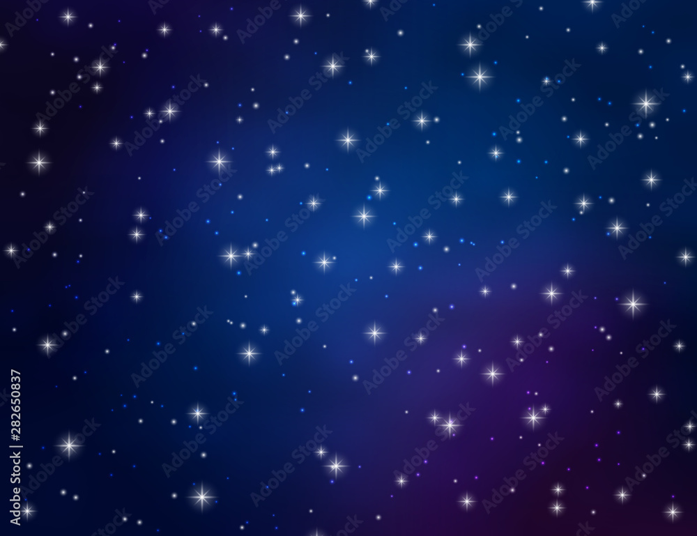 Abstract cosmos background with stars