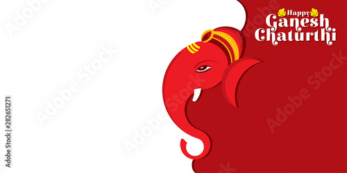 Ganesh Chaturthi festival of india banner design