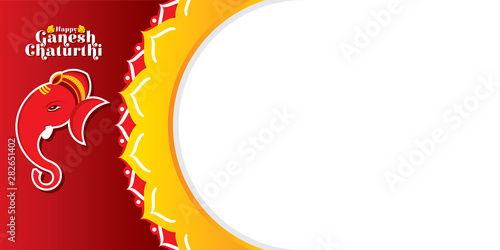 Ganesh Chaturthi festival of india banner design