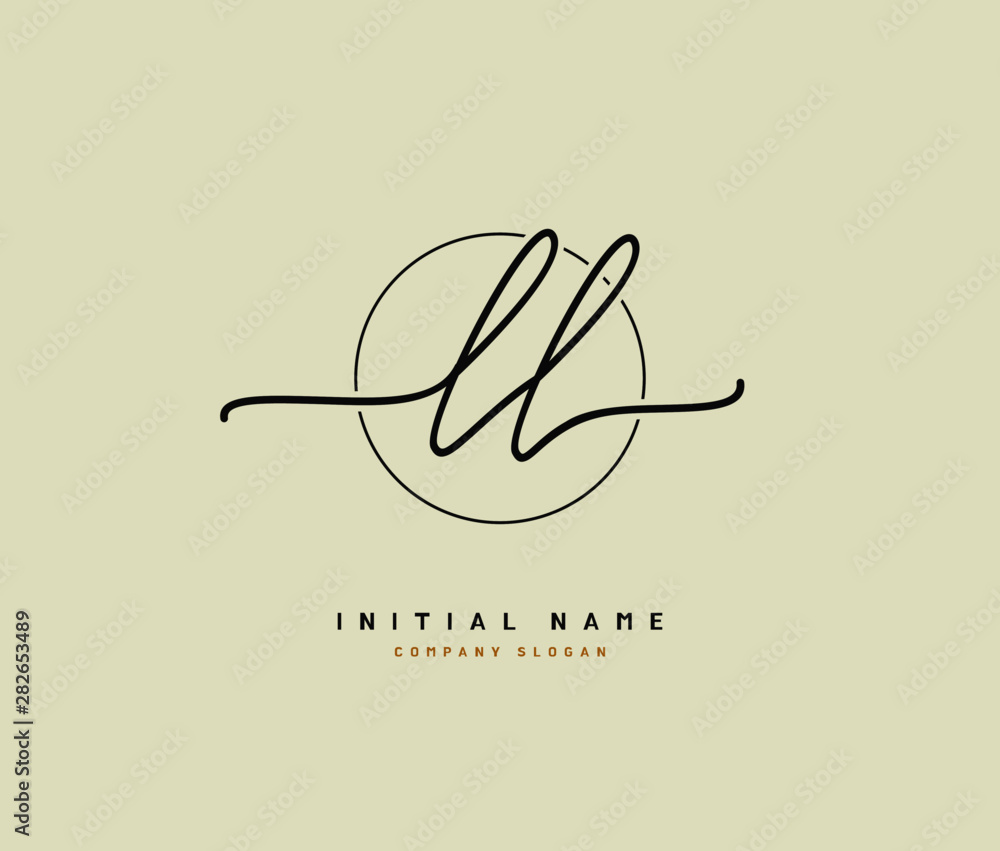 L LL Beauty vector initial logo, handwriting logo of initial signature, wedding, fashion, jewerly, boutique, floral and botanical with creative template for any company or business. L LL Beauty vector initial logo, handwriting logo of initial signature, wedding, fashion, jewerly, boutique, floral and botanical with creative template for any company or business.
