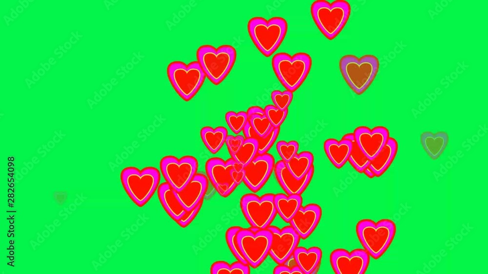 abstract background with hearts abstract background with hearts
