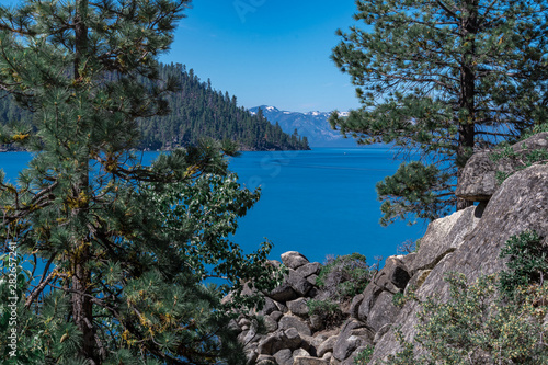 The Deep Blue Waters of Lake Tahoe, California
