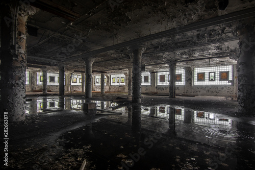 interior of old building