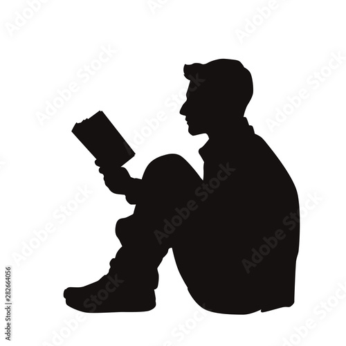 Man Reading a Book