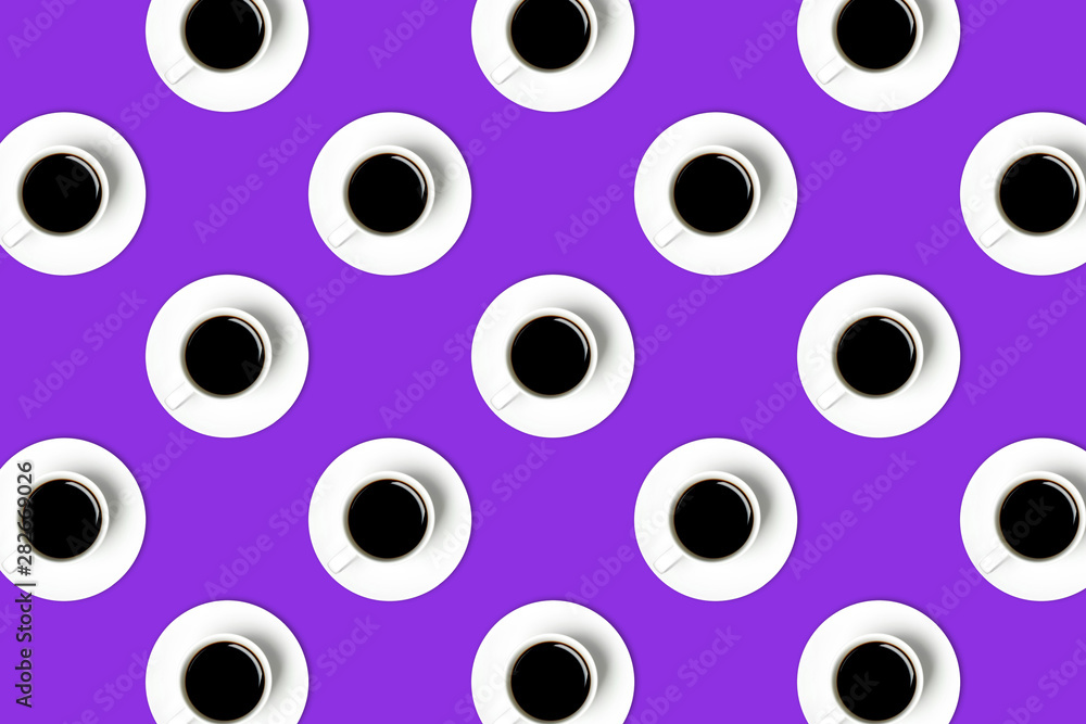 Coffee cups pattern Coffee cups pattern