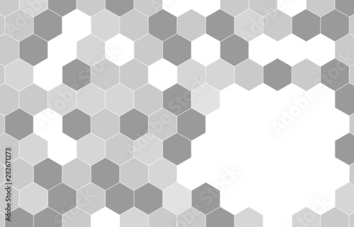 abstract pattern Geometric white  Hexagonal Shapes Background.vector-