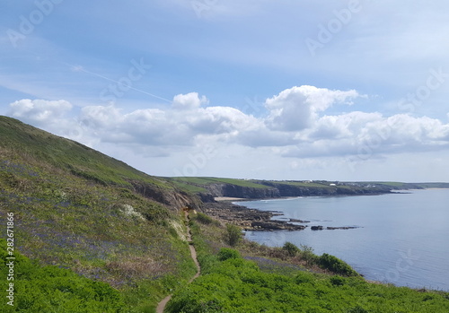 Cornwall Coastal Path- Cornish Coast Seascape.