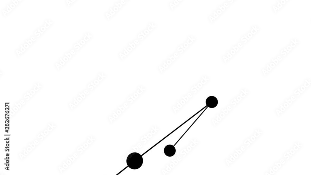 simple graphic background of connected black dots in motion, on white (FULL HD) simple graphic background of connected black dots in motion, on white (FULL HD)