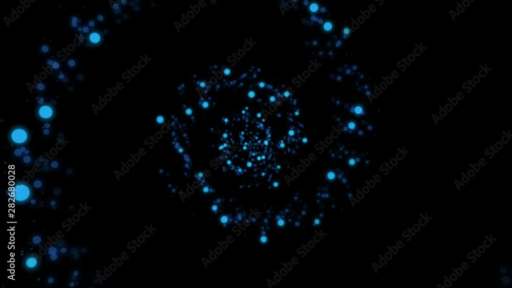 fly through abstract moving spiral of blue glowing orbs and particles (FULL HD) fly through abstract moving spiral of blue glowing orbs and particles (FULL HD)