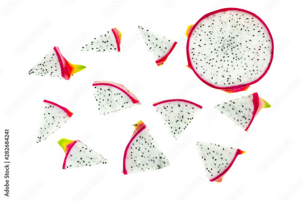 Beautiful pink dragon fruit or pitaya Beautiful pink dragon fruit or pitaya