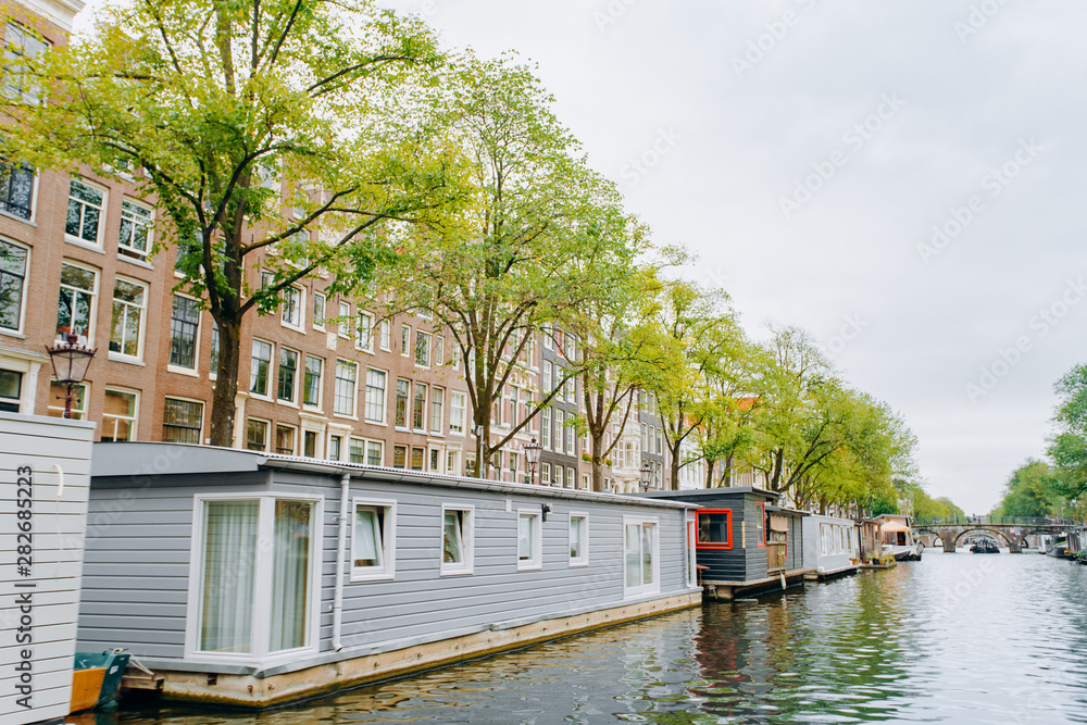 Floating house at Amsterdam