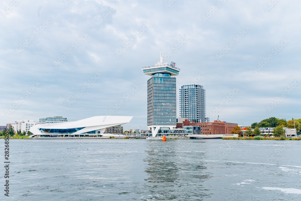 The A'dam Tower - a high building in Amsterdam with swing standing Stock  Photo | Adobe Stock