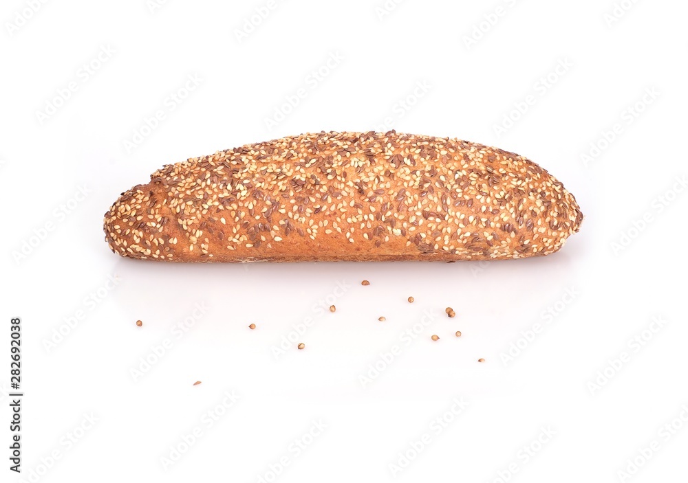 Bread isolated on a white background Bread isolated on a white background