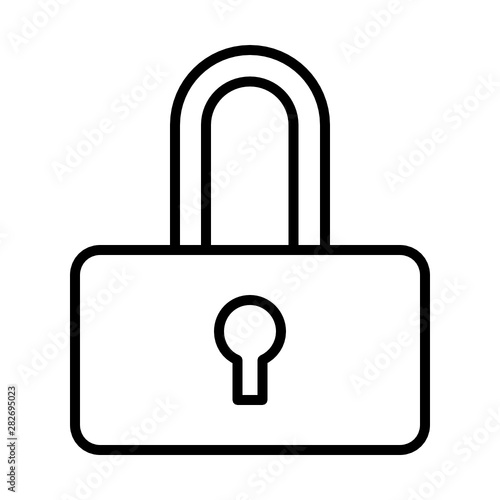 Lock security icon 