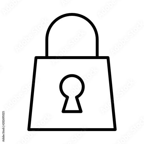 Lock security icon 