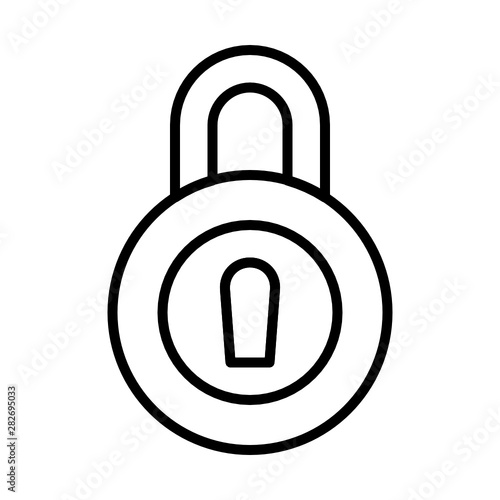 Lock security icon 