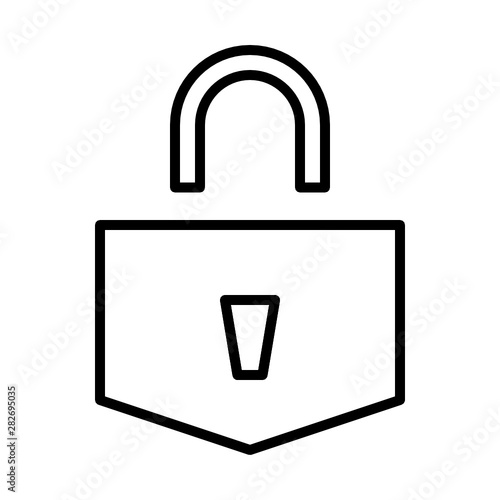 Lock security icon 