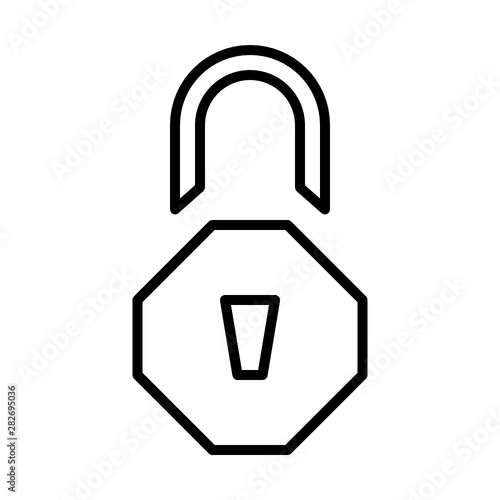 Lock security icon 