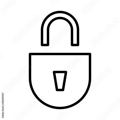 Lock security icon 