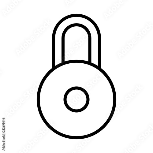 Lock security icon 