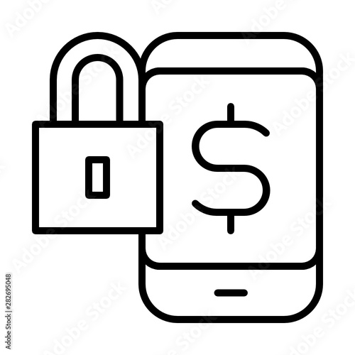 Lock smartphone money