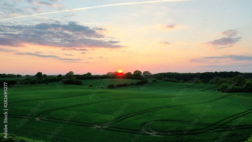 Fototapeta premium Sunset Bad Schwartau