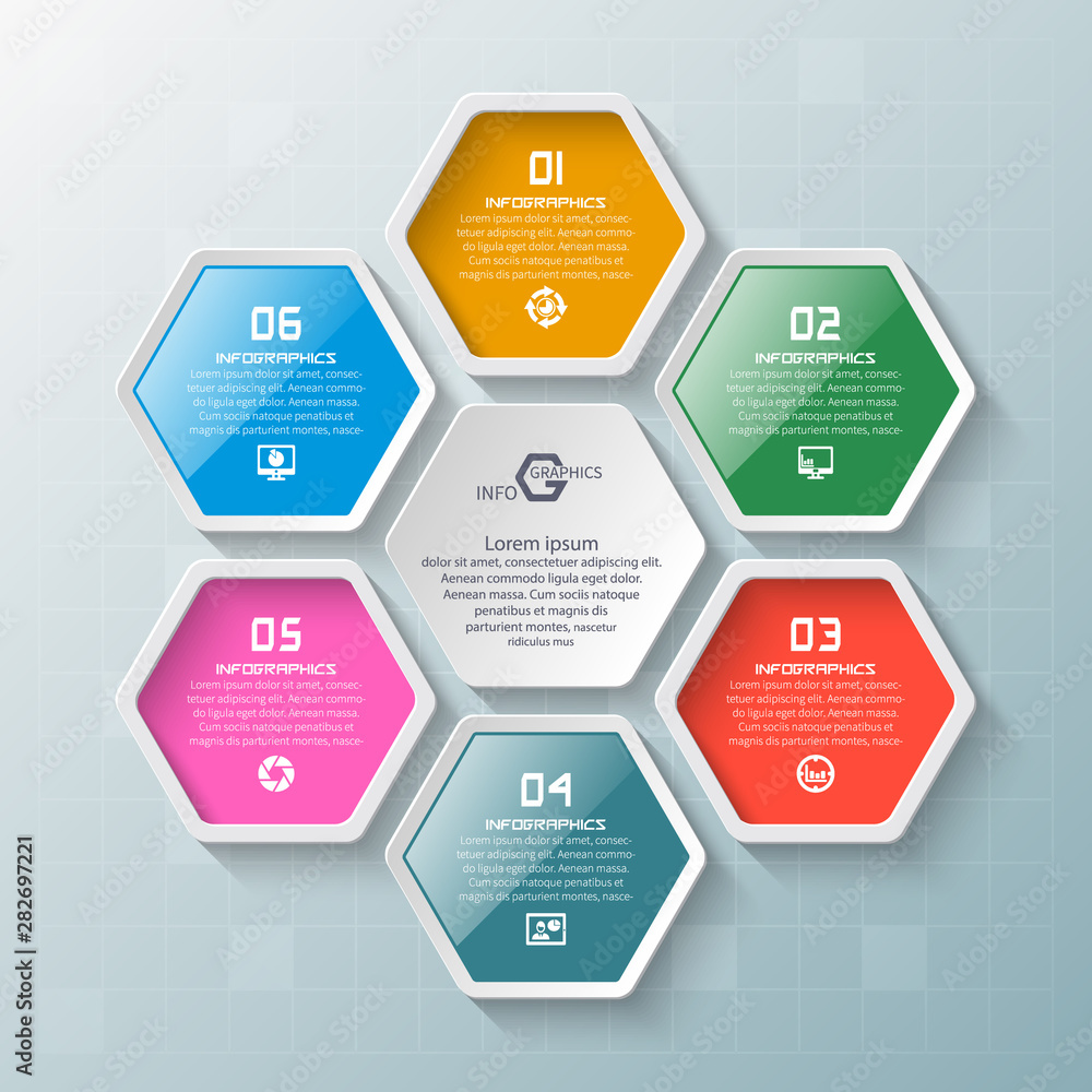 Abstract 3D Paper Infographics. Business template .Vector illustration Abstract 3D Paper Infographics. Business template .Vector illustration