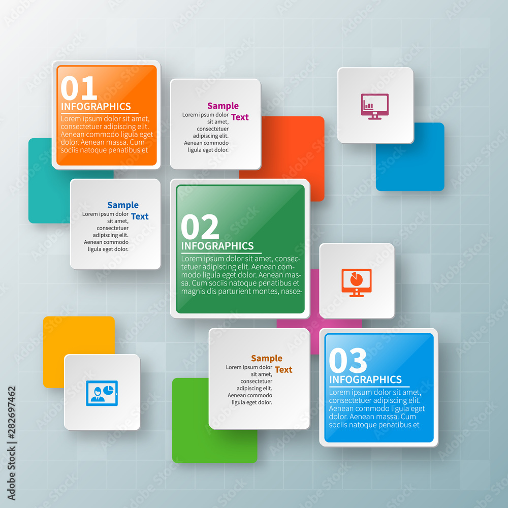 Abstract 3D Paper Infographics. Business template .Vector illustration Abstract 3D Paper Infographics. Business template .Vector illustration