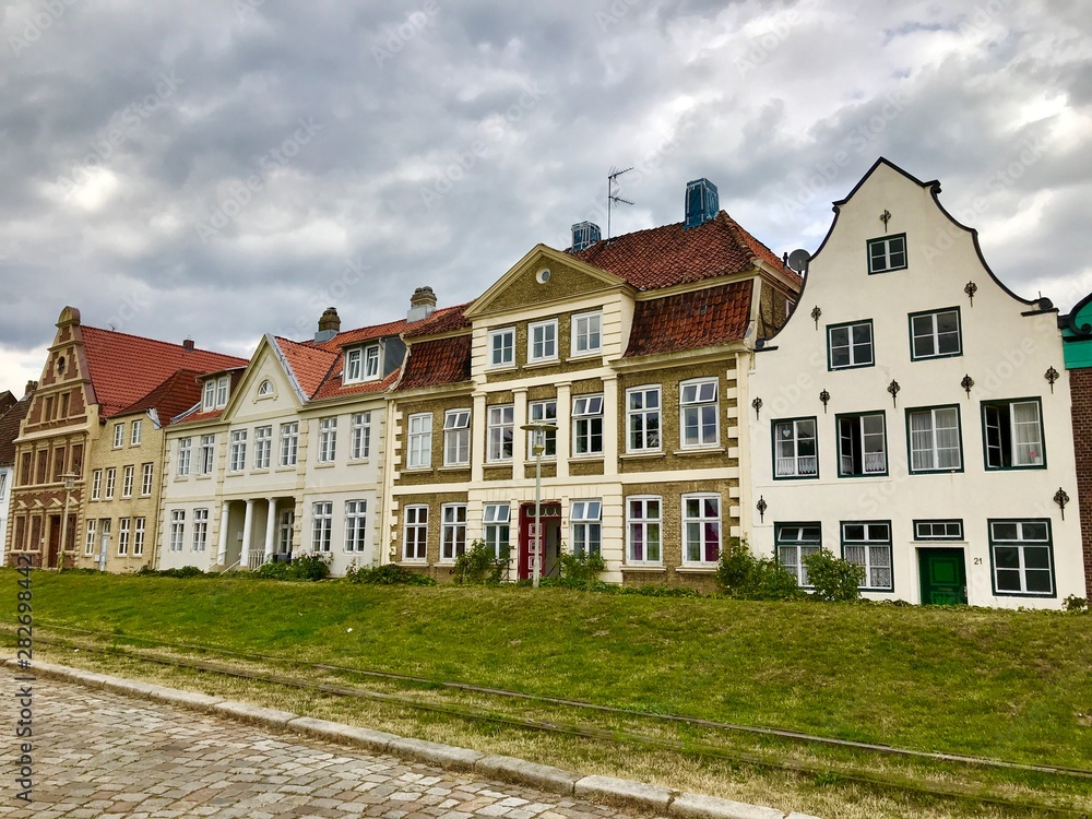 Alte Häuser in der Altstadt von Glückstadt (Schleswig-Holstein) Alte Häuser in der Altstadt von Glückstadt (Schleswig-Holstein)