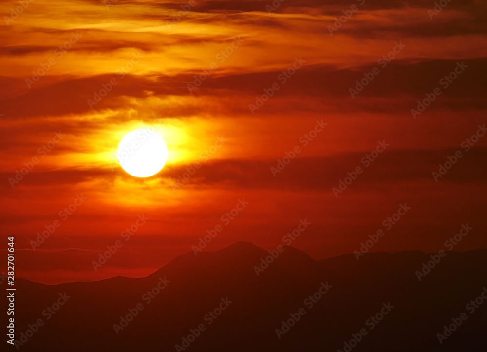beautiful golden sunset sky landscape beautiful golden sunset sky landscape