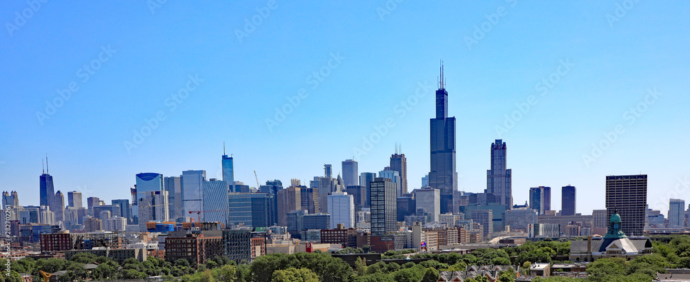 Fototapeta premium Chicago skyline panorama.