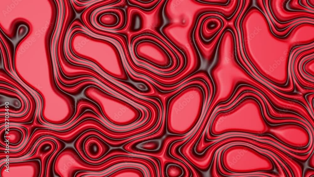 Topography Relief Liquid Gradients Looping Background. 3d Rendering Topography Relief Liquid Gradients Looping Background. 3d Rendering