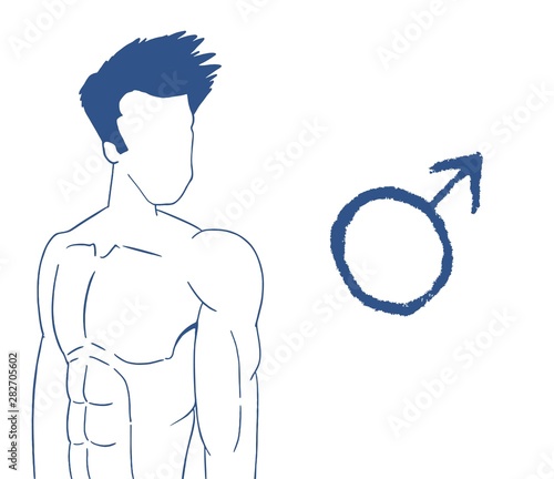 Design of man body draw