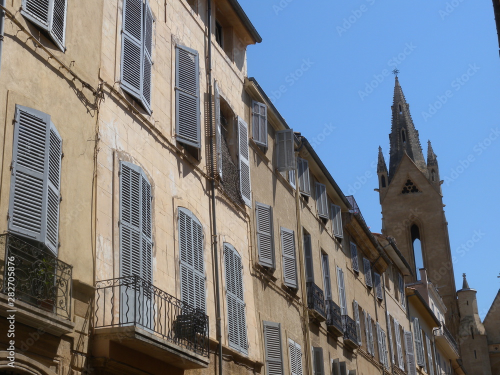 Street in Aix in Provence France