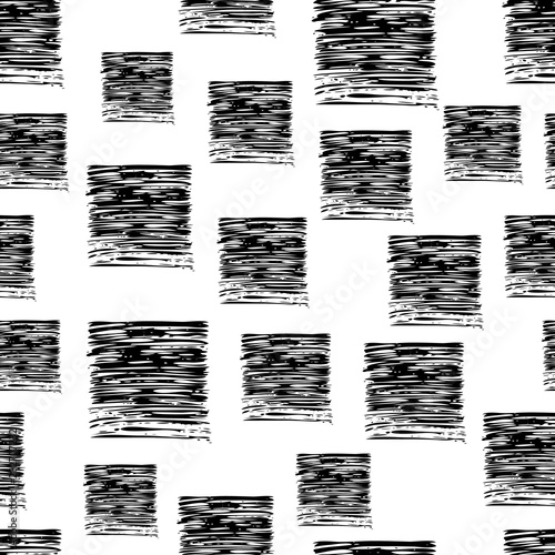 Seamless Pattern hand drawn with scribble Smear