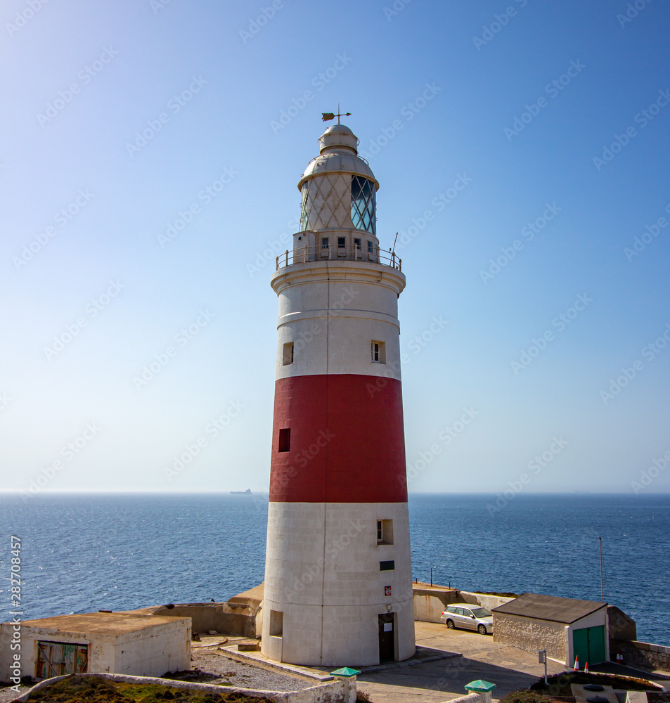 Gibraltar Leuchtturm Atlantik Himmel Meer
