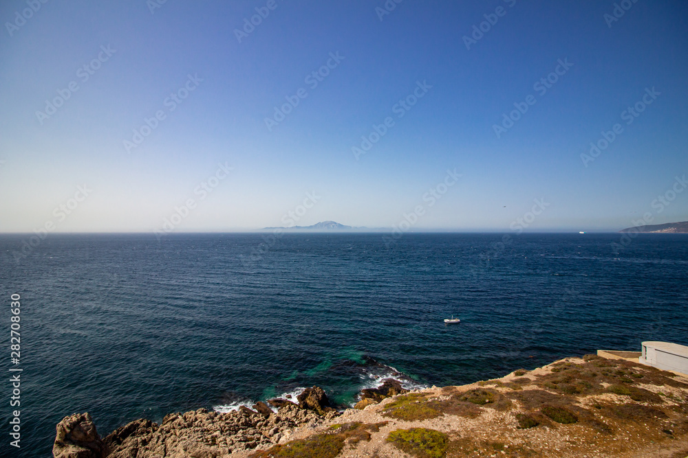 Gibraltar Meer Schiffe Meerenge Spanien Afrika Atlantik Gibraltar Meer Schiffe Meerenge Spanien Afrika Atlantik