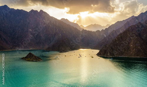 Photography Hatta Lake in Dubai, UAE